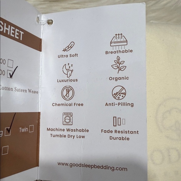 GOOD SLEEP Egyptian King Fitted Sheet - Picture 8 of 8